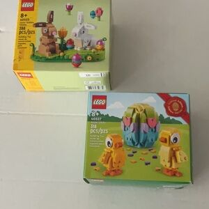 LEGO 40527 & 40523 Easter Bunny & Chick Sets